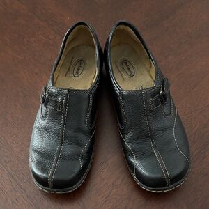 Dr. Scholl's Black Leather Loafers